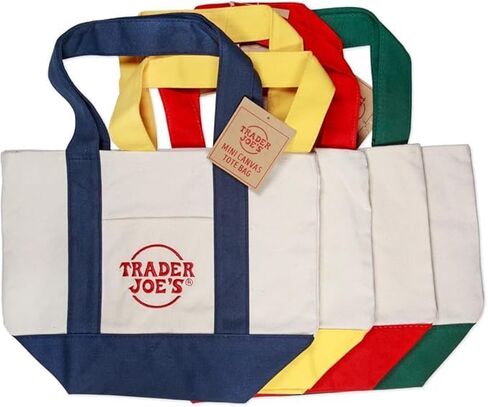 Set of 4 Trader Joe's Mini Tote Bags in Saudi Arabia