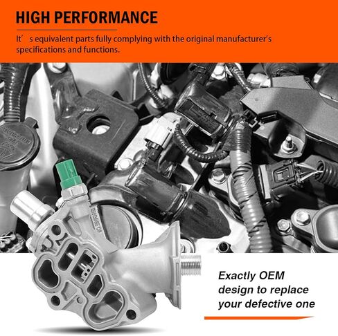 Variable Valve Timing (VVT) Solenoid Actuator for 2000-2008 Acura TL/RL/MDX/CL, 2006-2008 Ridgeline, 2005-2008 Pilot, 1995-2006 Odyssey, 2003-2007 Accord, 918-003, 15811-RCA-A01, 15811RCAA01 in Kuwait