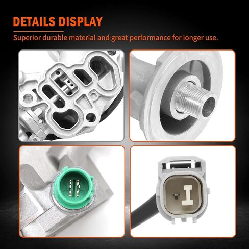 Variable Valve Timing (VVT) Solenoid Actuator for 2000-2008 Acura TL/RL/MDX/CL, 2006-2008 Ridgeline, 2005-2008 Pilot, 1995-2006 Odyssey, 2003-2007 Accord, 918-003, 15811-RCA-A01, 15811RCAA01 in Kuwait