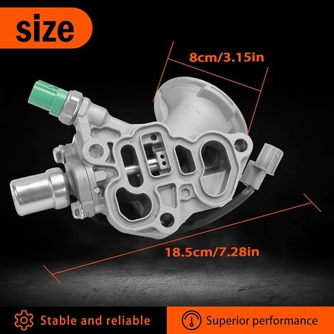 Variable Valve Timing (VVT) Solenoid Actuator for 2000-2008 Acura TL/RL/MDX/CL, 2006-2008 Ridgeline, 2005-2008 Pilot, 1995-2006 Odyssey, 2003-2007 Accord, 918-003, 15811-RCA-A01, 15811RCAA01 in Kuwait
