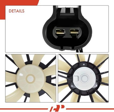 A-Premium Engine Radiator Cooling Fan Assembly Compatible with Lexus LS460 2007-2015, RWD in Saudi Arabia