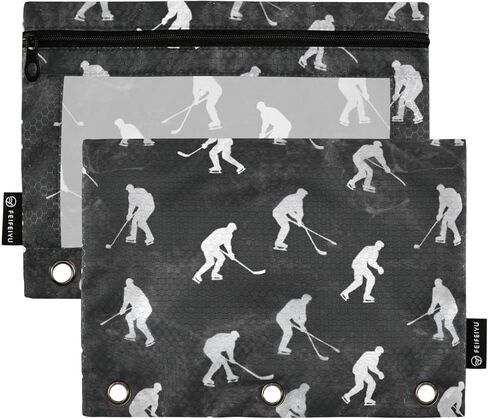 أكياس بيندر، حقيبة أقلام رصاص ثلاثية الأبعاد لكرة السلة لـ 3 حلقات بيندر سبورت باللون الأسود، 2 حزمة من أكياس أقلام الرصاص مع نافذة شفافة لأقلام الرصاص مع سحاب للوازم المكتبية المدرسية in Kuwait