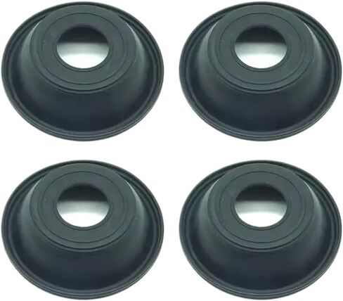 المكربن ​​فراغ الأغشية الأغشية المطاطية 4 قطع متوافق مع GPX600R ZX600C ZX600A 600 600R GPX600 GPX 1985 1997 in Kuwait