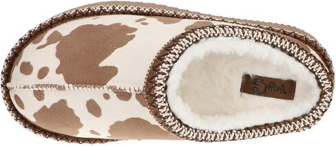 Cow Print Platform Slippers in Saudi Arabia