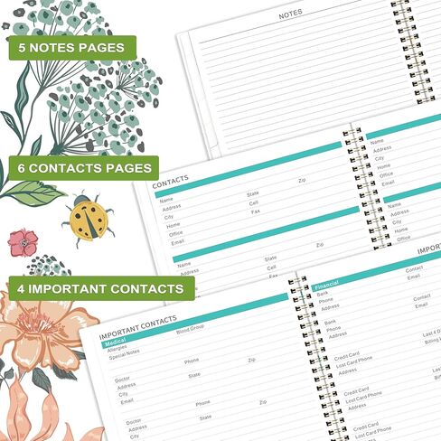 مخطط 2025 - يناير 2025 - ديسمبر 2025، مخطط 2025، 8 × 10 بوصة، مخطط تقويم 2025 مع توزيع أسبوعي وشهري، علامات تبويب، ربط مزدوج السلك، ورق سميك، غطاء مرن، مربعات اختيار كقائمة مهام ＆ ملحوظات in Kuwait