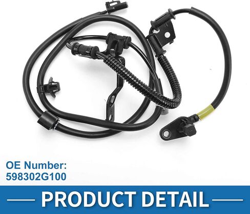 ABS Wheel Speed Sensor Front Right ABS Sensor Anti-lock Braking System Sensor No.598302G100 for Kia Optima 2006-2010 in Saudi Arabia