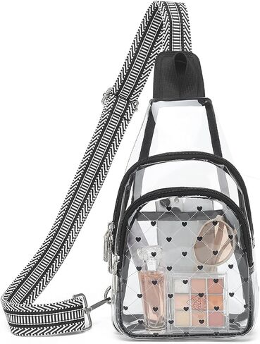 حقيبة شفافة لمناسبات الاستاد، حقيبة كروس شفافة للملعب، حقيبة شفافة للحفلات الرياضية in Kuwait