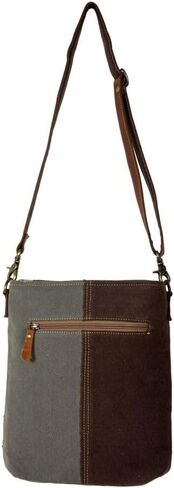 Myra Bag Vintage Crossbody Bag - Francais Pathway Vintage Purse, Canvas Purses for Women, Canvas Patchwork Design Crossbody Purse in Saudi Arabia