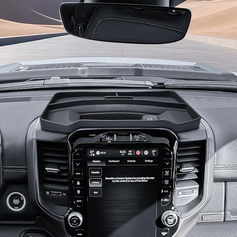 Dash Storage Tray Compatible with 2019-2026 Dodge RAM 1500 (14.4"&12" Uconnect Screen) Accessories- Center Console Dashboard Organizer Replacement Divider (Not for RAM 1500 Classic Screen) in Saudi Arabia