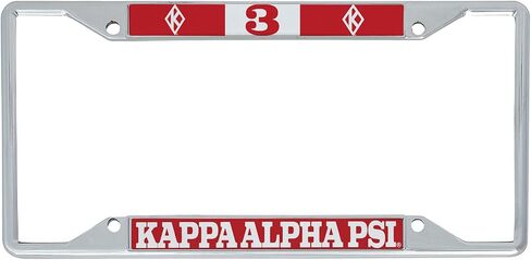 Desert Cactus Kappa Alpha Psi Car Accessories إطار لوحة ترخيص معدني وحامل بطاقات للأمام والخلف من السيارة (#03 إطار لوحة الترخيص) in Saudi Arabia