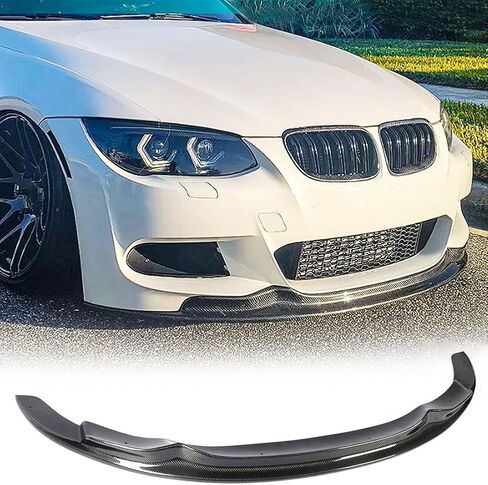 طقم MCARCAR شفة أمامية من ألياف الكربون لسيارات BMW 3 Series E92 E93 M Sport 2-Door LCI 2010-2013 واقي سبويلر تلقائي لمخرج المصنع in Saudi Arabia