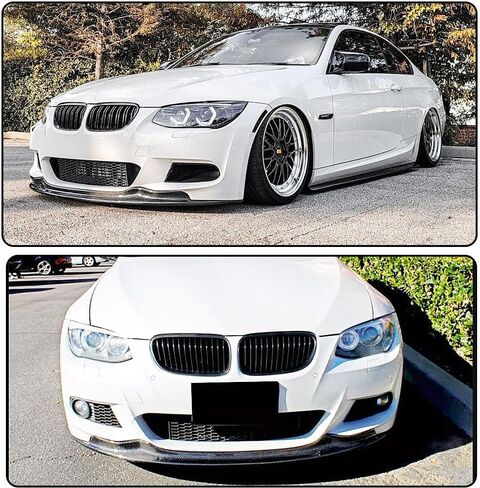 طقم MCARCAR شفة أمامية من ألياف الكربون لسيارات BMW 3 Series E92 E93 M Sport 2-Door LCI 2010-2013 واقي سبويلر تلقائي لمخرج المصنع in Saudi Arabia
