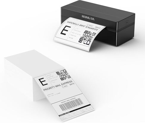 Rongta RP425 Label Printer and 500pcs Thermal Labels in Kuwait