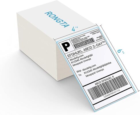 Rongta RP425 Label Printer and 500pcs Thermal Labels in Kuwait