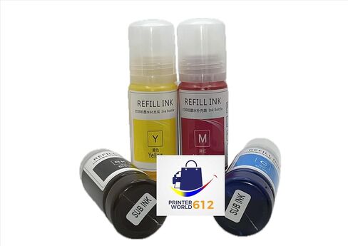 Cartridge-Free Super-Tank Printer with Sublimation Sublimation Heat Transfer Image Printing for T-Shirts Ceramic Mugs Bags and More. in Saudi Arabia