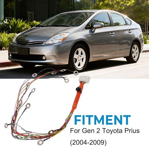 مجموعة أسلاك البطارية الهجينة المتوافقة مع موصل كهربائي بديل لسيارة Toyota Prius Gen 2 لعام 2004-2009 لنظام بطارية السيارة الهجينة in Saudi Arabia