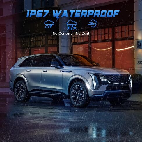 Side Marker Lights Fits for 2025 Tahoe, 2025 Suburban, 2025 Yukon, 2025 Escalade and Escalade ESV, 2 Packs Front LED Side Lamp, Smoked Lens White Light,Sweeping Access Animation in Kuwait