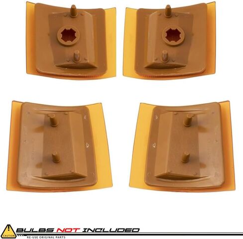 EPIC LIGHTING OE Spec-C علامات جانبية هالوجين بديلة متوافقة مع CHEVROLET 94-00 BLAZER TAHOE 94-02 C/K TRUCK 92-99 SUBURBAN - مجموعة مكونة من 4 قطع in Saudi Arabia