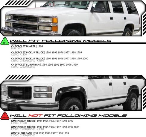 EPIC LIGHTING OE Spec-C علامات جانبية هالوجين بديلة متوافقة مع CHEVROLET 94-00 BLAZER TAHOE 94-02 C/K TRUCK 92-99 SUBURBAN - مجموعة مكونة من 4 قطع in Saudi Arabia