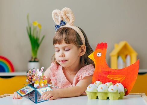 Happy Easter Pop Up Cards for Kids 3D Pop Up Easter Cards with Envelopes Bunny Eggs Easter Popup Greeting Cards 3D Spring Festival Card for Kids Paper Easter Holiday Cards Gifts for Boy Girl in Saudi Arabia
