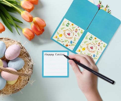 Happy Easter Pop Up Cards for Kids 3D Pop Up Easter Cards with Envelopes Bunny Eggs Easter Popup Greeting Cards 3D Spring Festival Card for Kids Paper Easter Holiday Cards Gifts for Boy Girl in Saudi Arabia