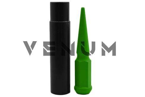 20 Pc Flat Lime Green Spike Lug Nuts Powder Coated | Steel | 4.5" Tall | M14x1.5 Thread Pitch + More 1 Key Compatible with Chevrolet C-1500 Pickup Tahoe 2WD Yukon (5 Lug) 1998-1998 1992-1999 in Saudi Arabia
