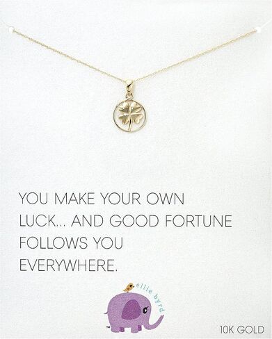 ellie byrd 10k Yellow Gold Necklace, 18" in Saudi Arabia