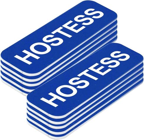 بطاقة اسم Hostess 1 × 3 بوصة، ذهبي مصقول (10 عبوات) in Kuwait