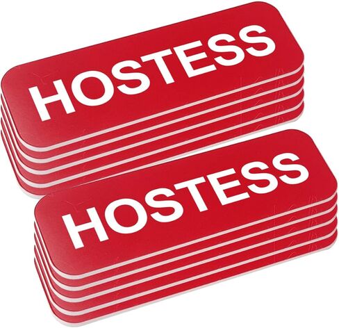 بطاقة اسم Hostess 1 × 3 بوصة، ذهبي مصقول (10 عبوات) in Kuwait