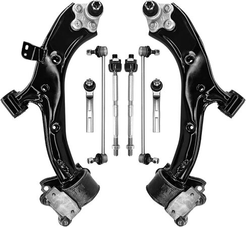 Control Arm, Replacement For Front Lower Control Arm with Ball Joint Sway Bar Inner Outer Tie Rod Compatible With 2013-2018 Acura RDX - 8 Pcs in Saudi Arabia