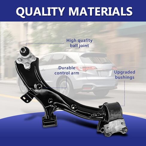 Control Arm, Replacement For Front Lower Control Arm with Ball Joint Sway Bar Inner Outer Tie Rod Compatible With 2013-2018 Acura RDX - 8 Pcs in Saudi Arabia