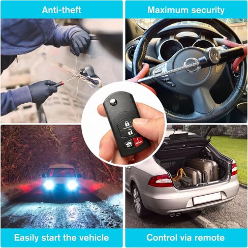 Car Key Fob Keyless Entry Remote 315MHz BGBX1T478SKE125-01 for Mazda 3 Seden 2010-2013 for Mazda 6 2010-2013 / MX-5 Miata 2006-2015 | 4 Buttons with Door Key in Saudi Arabia