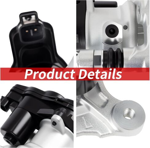 4605C043 مجموعة فرجار الفرامل الكهربائية الخلفية اليسرى مناسبة لـ 2017-2020 Mitsubishi Outlander مناسبة لـ 2018-2022 PHEV مناسبة لـ 2018-2022 Eclipse Cross استبدال 4605B565 4605B637 4605B799 in Kuwait