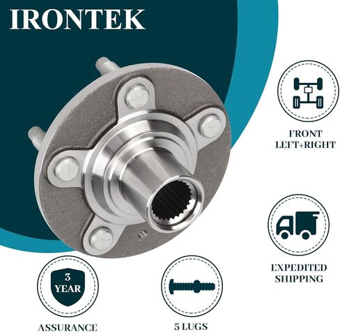 محور العجلة الأمامية IRONTEK (5 العروة بدون ABS) 13588470x2 FIT 2003-2020 لـ Buick Encore؛ 2012-2020 لسيارة شيفروليه سونيك؛ 2015-2020 لسيارة شيفروليه تراكس 2 قطعة in Kuwait