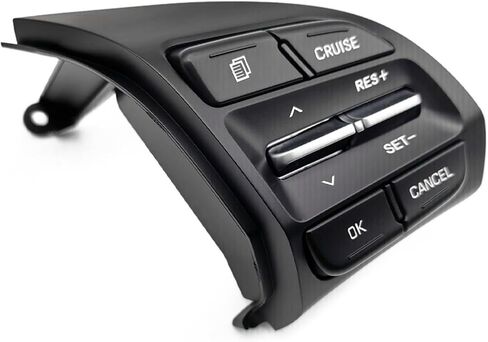 Steering Wheel Acc Cruise Switch Button Compatible with Hyundai Kona 2019, Replace 96720-J9110TMT 96710-J9030TMT in Kuwait