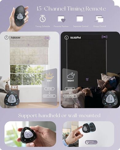 ظلال مزدوجة بمحركات من Graywind لنظام التشغيل Windows، ستائر مزدوجة ذكية، ستائر تعتيم وستائر شفافة مزودة بمحركات مع جهاز التحكم عن بعد Alexa Google Control Day Night Shades، حجم مخصص (Blackout Linen Beige) in Saudi Arabia