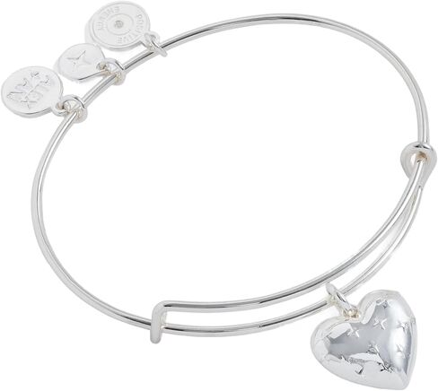 Alex and Ani Metal Heart Charm Bangle in Saudi Arabia