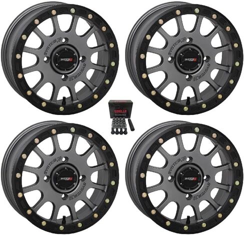 System 3 SB-5 Beadlock Gunmetal Wheels 14" Polaris RZR 1000 XP/Ranger XP 900/1000 in Saudi Arabia