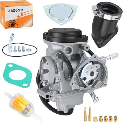 Carburetor & Intake Manifold Boot for Suzuki QuadRunner 250 LT-F250 LT-F300F 1999-2002 13200-39D22 in Saudi Arabia