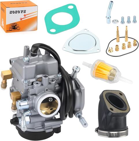 Carburetor & Intake Manifold Boot for Suzuki QuadRunner 250 LT-F250 LT-F300F 1999-2002 13200-39D22 in Saudi Arabia