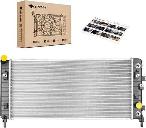 SPELAB Radiator - Fits Chevrolet Impala, Monte Carlo, Buick Allure, Lacrosse - 3.5L, 3.6L, 3.9L V6 - Replaces OEM part numbers GM3010484, 10344419, 92827, 040876440234 in Kuwait
