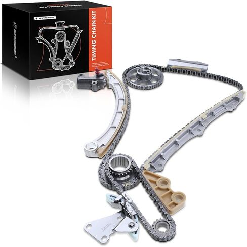 طقم سلسلة توقيت المحرك 11 قطعة A-Premium مع شداد والمزيد [يناسب DOHC، 4Cyl] متوافق مع Acura RSX 2002 2003 2004 2005 2006 [2.0L] & Honda Civic 2012 2013 2014 2015 [2.4L] 2002-2011 [2.0L] in Saudi Arabia