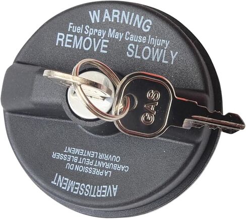 Locking Fuel Tank Cap, Plastic ABS Sealed Anti-theft Fuel Tank Cap, OEM #05278655AB 5278655ab Tuning Parts, Compatible with Dodge Jeep Sebring Chrysler (Black) in Saudi Arabia