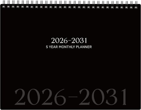 2025-2029 Monthly Planner/Calendar, JAN 2025 - DEC 2029, 5 Year Planner/Monthly Planner, 2025 Planner with Monthly Tabs, Double-Side Pocket, 2025 Monthly Planner 2025-2029 for Daily Organizing - Black（7.9" x 8.6"） in Kuwait