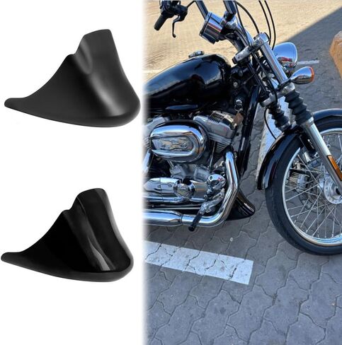 إكسسوارات الدراجات النارية، غطاء بطن، سبويلر، سد هوائي، غطاء سفلي، غطاء محرك قلنسوة، واقي عادم للرياضي XL 1200، حديد 883، Bellypan (أسود مطفي) in Kuwait