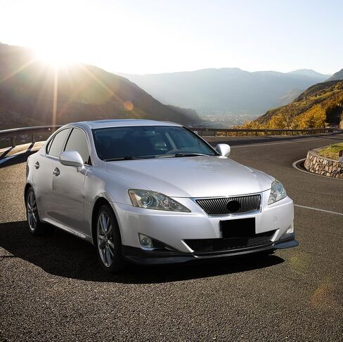 Front Bumper Lip Compatible with 2006-2008 Lexus IS250 IS350, Unpainted PP Air Dam Chin Splitter Spoiler Lip by IKON MOTORSPORTS in Saudi Arabia