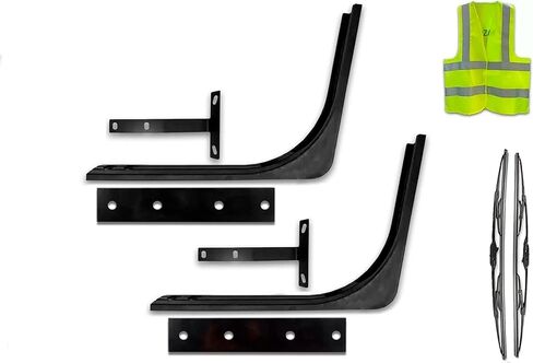 KOZAK Low Wind Cab Fairing Support Brackets 82728020 (Plastic) SET of 2 compatible with Volvo VNL PLUS Logo, 2x 22 inch Windshield Wipers and KOZAK Vest in Kuwait