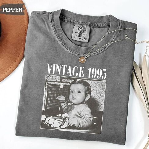 UrbanNEST Custom Vintage Photo and Year Shirts, Custom Shirt with Picture, Photo Tshirt, Birthday Gifts for Women in Saudi Arabia