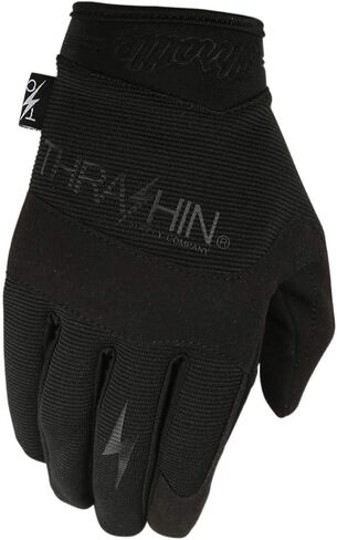 قفازات قماشية للرجال من Thrashin Supply Company Supply Covert V2 أسود/أسود XXL in Kuwait