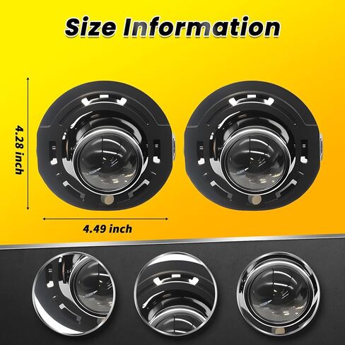 Fog Light Assembly Compatible with 2015-2020 Challenger Halogen Lamp with Wiring & Switch Kit Clear Lens Left and Right Side 5182021AB in Saudi Arabia